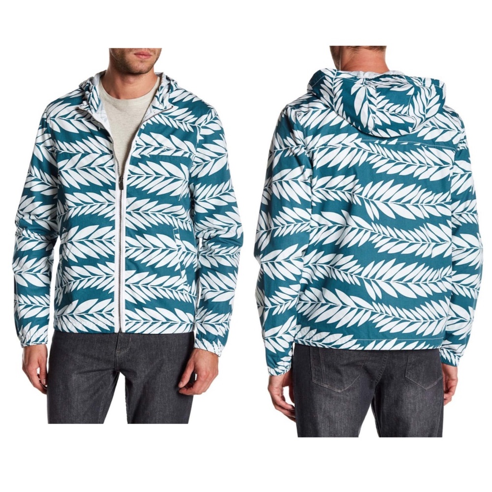 Original Penguin Packable Palm Ratner Jacket Mens Large NEW $150